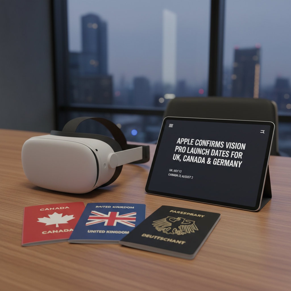 Apple Confirms Vision Pro Launch Dates for UK, Canada, and Germany