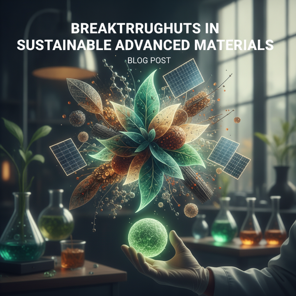 Breakthroughs in Sustainable Advanced Materials