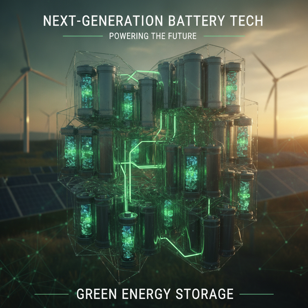 Next-Generation Battery Technologies for Green Energy Storage