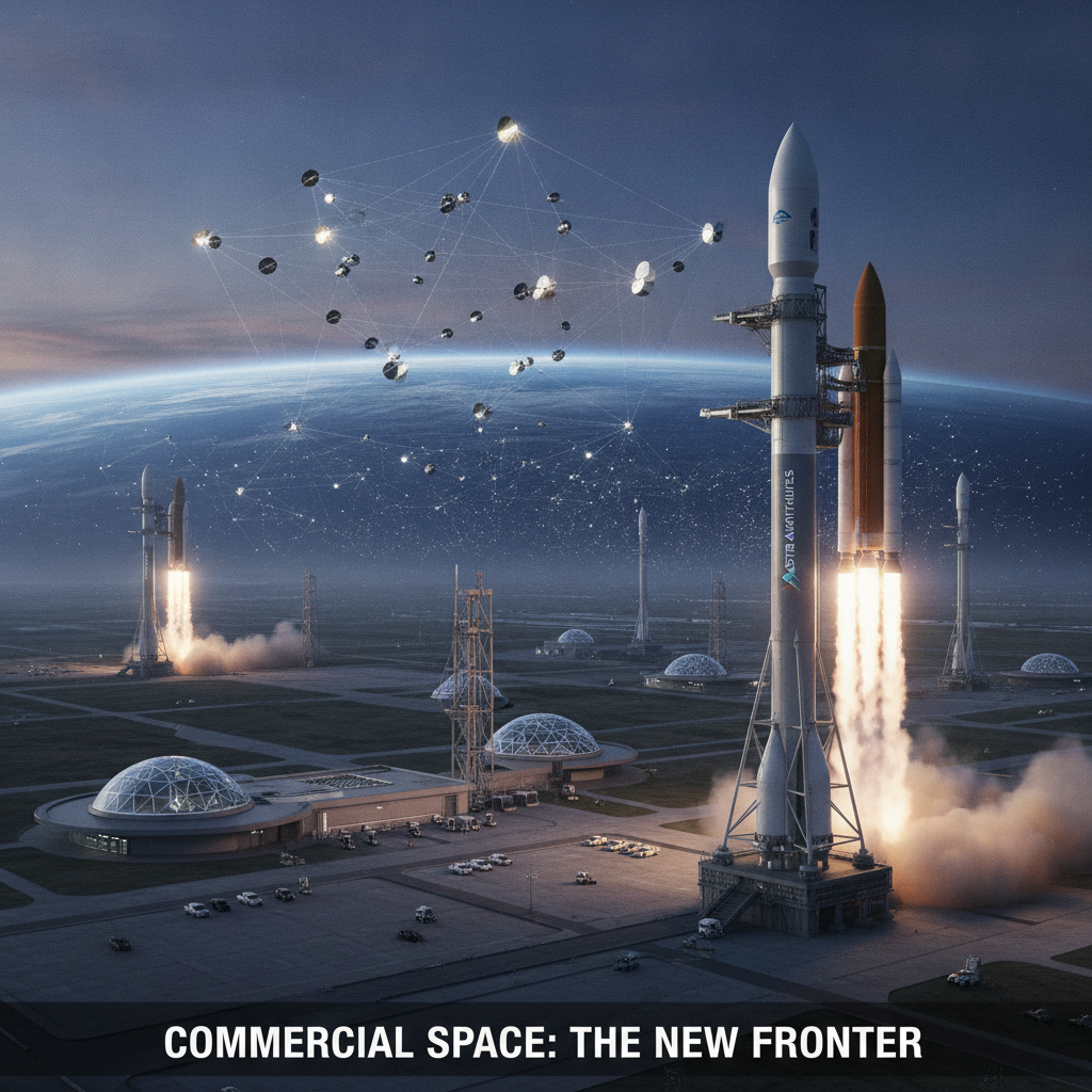 Commercial Space Exploration and Satellite Constellations