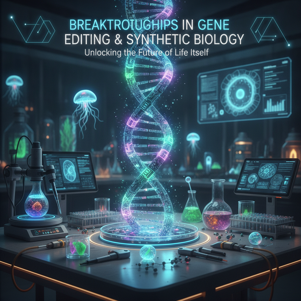 Breakthroughs in Gene Editing Technologies and Synthetic Biology